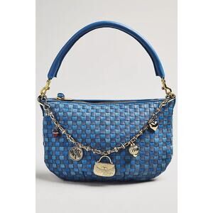 NWT Anthropologie Metal Gem Purse Bag Charm Gold